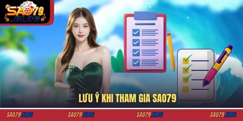 Lưu ý khi tham gia SAO79